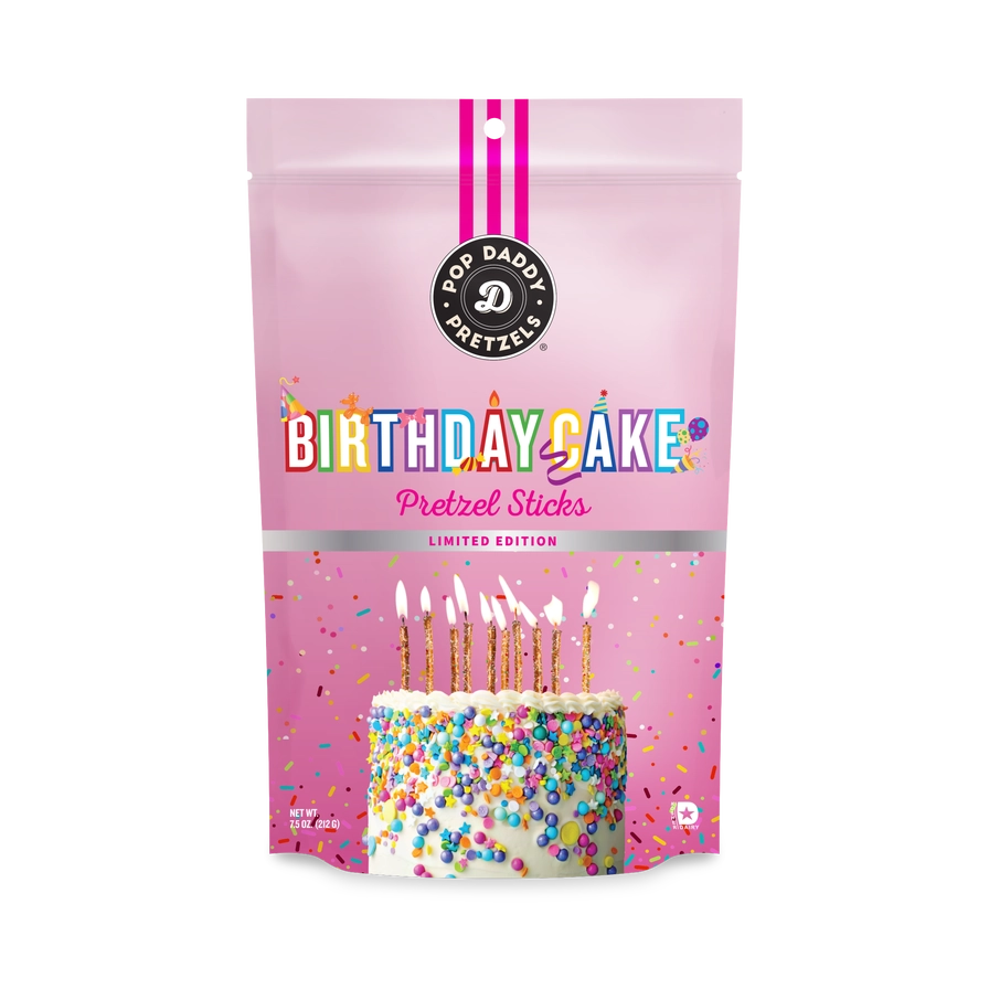 Birthday Cake Seasoned Pretzels