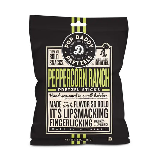 Pop Daddy – Peppercorn Ranch Seasoned Pretzels