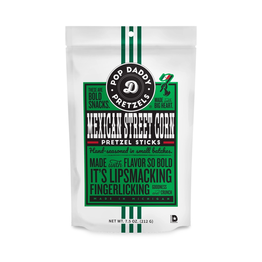 Pop Daddy – Mexican Street Corn Seasoned Pretzels